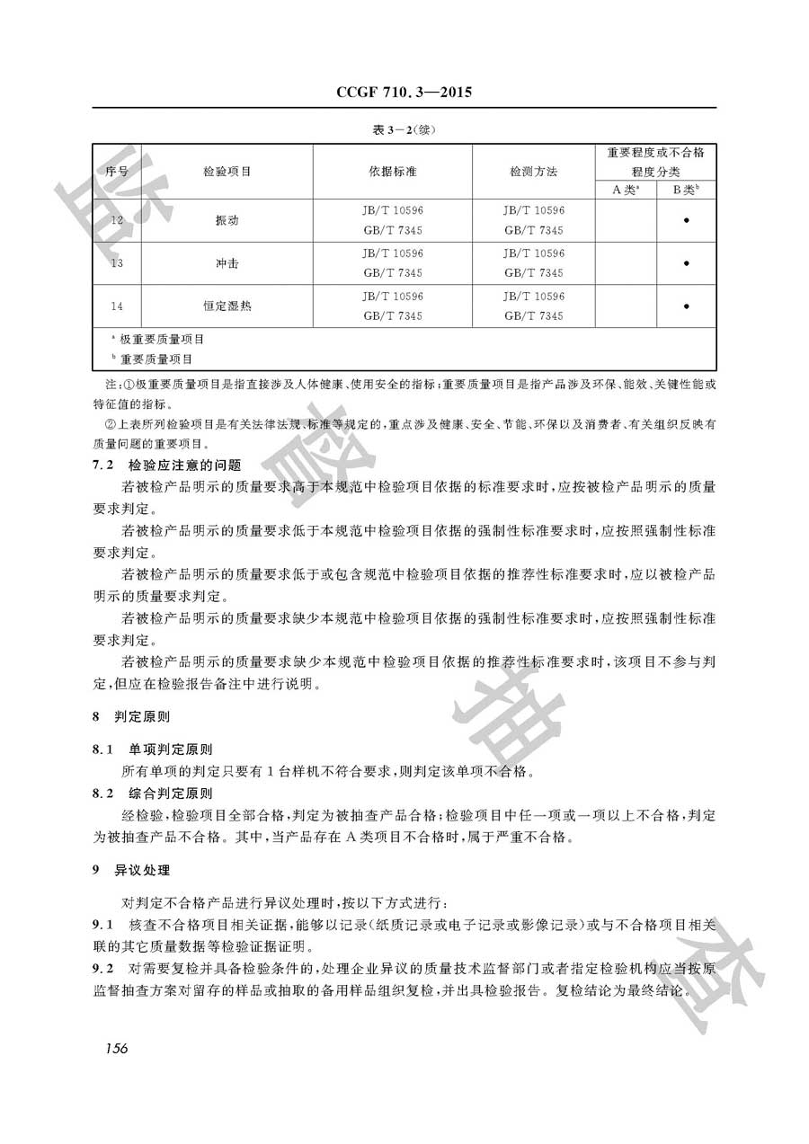 步进电动机产品质量监督抽查实施规范